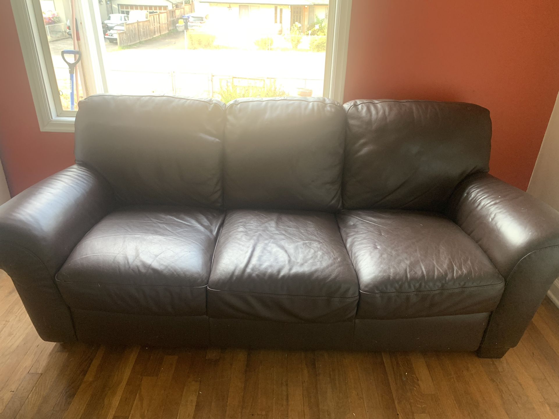 Natuzzi Italian Leather Couch