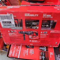 Milwaukee

M18 FUEL 18V Lithium-Ion Brushless Cordless 1-9/16 in. SDS-Max Rotary Hammer (Tool-Only

STORE PRICE $549