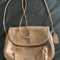 Coach Vintage Leather Purse Medium Brown, Circa 1992 No. 0423-225