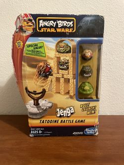 Angry Birds Star Wars Jenga Tatooine Battle Hasbro 2012
