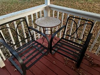 Table and chairs