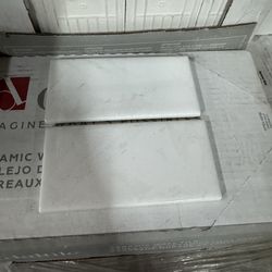 Tile deco backsplash bright white only 37.5 SqFt (100 units) sold together