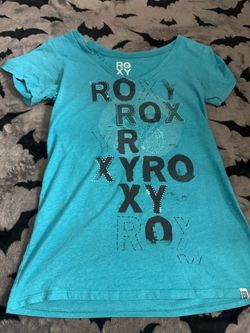 blue roxy v neck