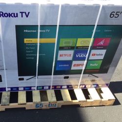 65” inch Hisense Smart Roku  UHDTV 4K