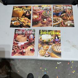 Five “Taste of Home” Cooking Magazines 