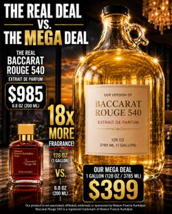 BACCARAT ROUGE 540 ONE GALLON OUR EXACT PREMIUM VERSION