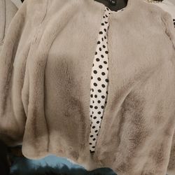 Zara Woman Fur Jacket Xtra Small