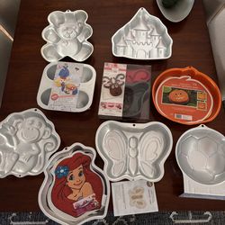 New and almost new super fun cake pans
