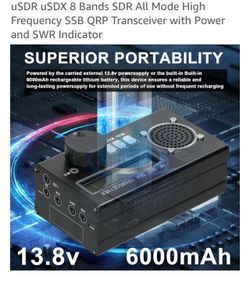 USDX QRP SDR TRANSCEIVER