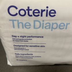 30 Newborn Coterie Diapers 