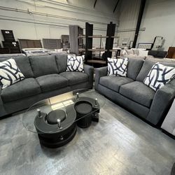 2 pc Sofa & Love Seat