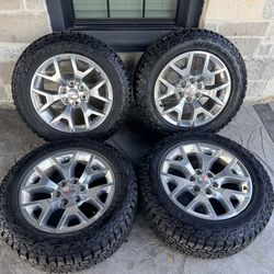 20’ Denali Yukon AT4 Tahoe Suburban Silverado Wheels Tires GM