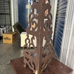 indonesian style corner shelf