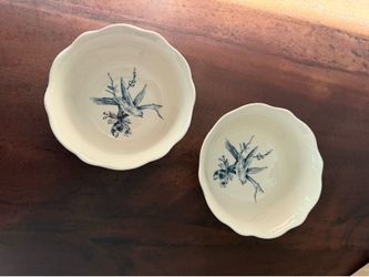 Antique blue  bowls
