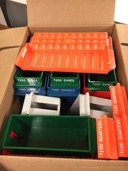 Money straps & coin roller