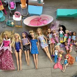 15 Full Size Barbies