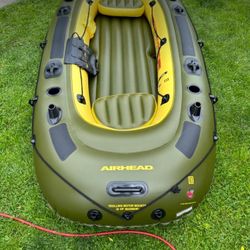Angler Bay 6 Person Raft W/ Oars Included (Able To Mount Trolling Motor)