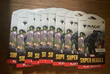 Marvel Superheroes x Magic The Gathering MTG Boosters Collector