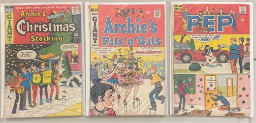 (1960s) Archie Vintage 3 issue comic book lot