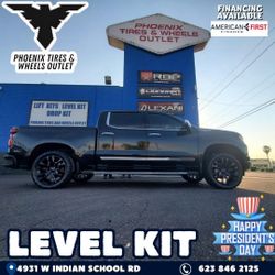 LEVEL KIT SAME DAY INSTALL CHEVY FORD RAM DODGE NISSAN JEEP 