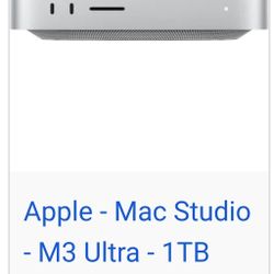 MAC STUDIO M3 ULTRA (BRAND NEW) (DEAL)
