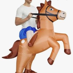 Inflatable Adult Horse Rider Costume