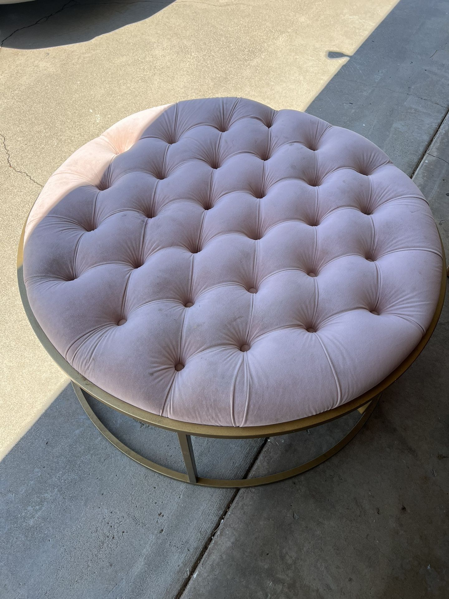 Pink Ottoman