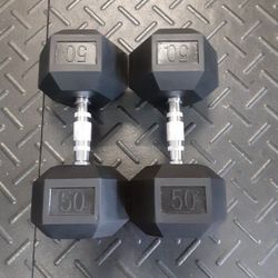 50 Pounds Dumbbells Set