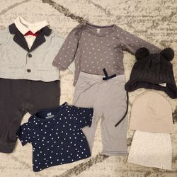 Boys clothes size 6-9 months tops outfit pants H&M Target