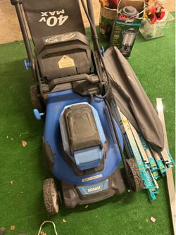 Kobalt 40v battery operated lawnmower