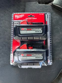 Milwaukee M18 High Output Xc 6.0 2 pack