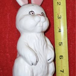 VINTAGE BUNNY KIDS WITH SPOON AND FORK