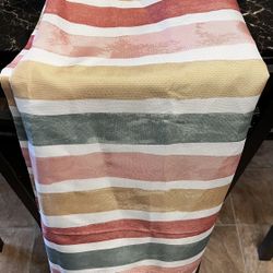 $3.00 New, Never Used Mainstays Watercolor Stripe Polyester Shower Curtain. 72 x 72.   