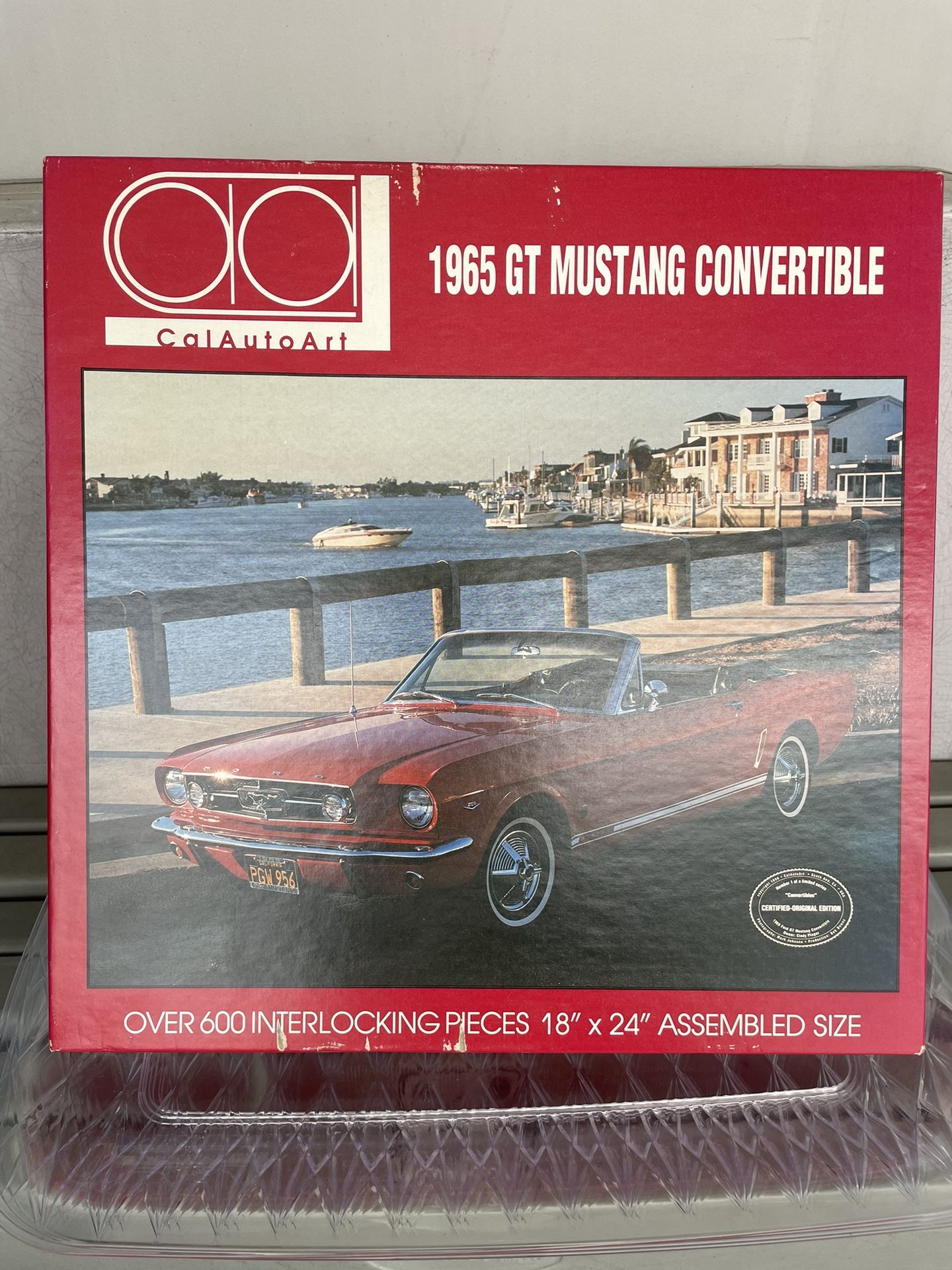 Calauto Art 1965 GT Mustang Convertible Puzzle