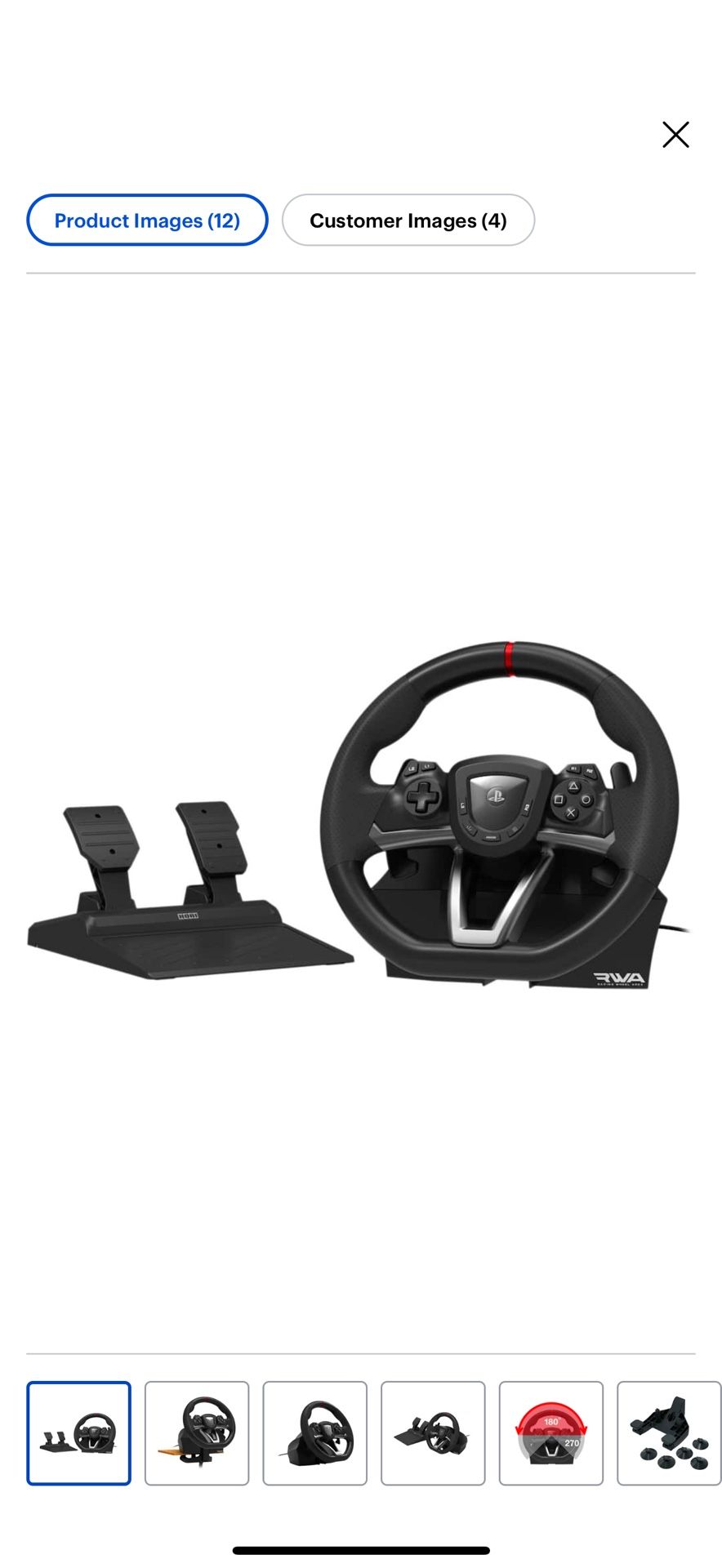 HORI SPF-0004 Racing Wheel
