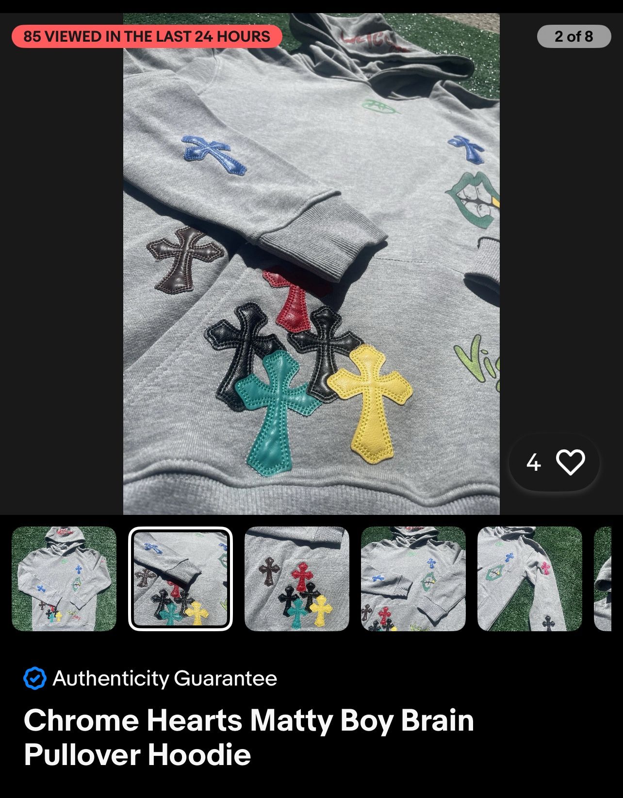 Mattyboy x Chrome Hearts Hoodie