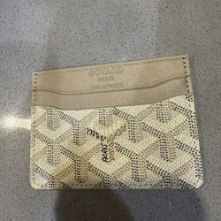 beige wallet 