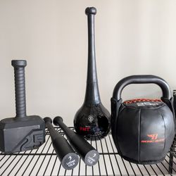 Kettlebells, Clubs and Medicine Ball