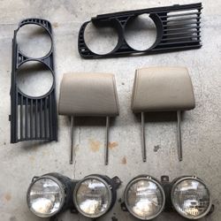 E30 Lights, Rear Headrests, OEM Grilles