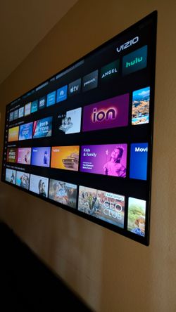 50" Vizio Smart TV w/wall mount, legs and remote control