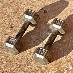 Pair of 10-Pound Dumbbells