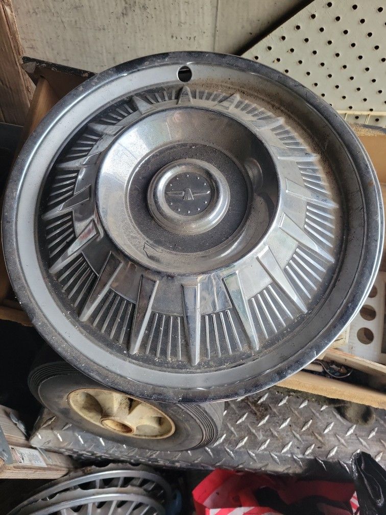 1964 Thunderbird Hubcaps Vintage