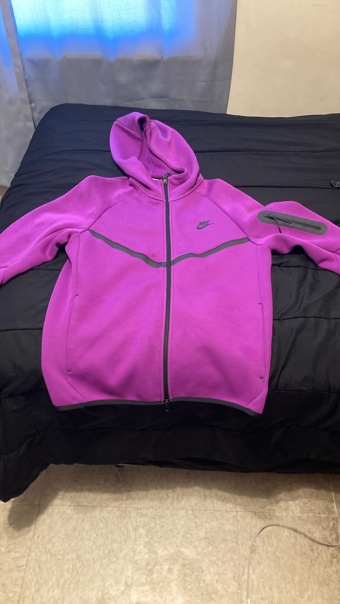 Purple Nike Tech Hoodie