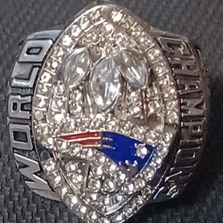 New England Patriots SB Ring 2005 New Champion Tom Brady MVP Bowl 39