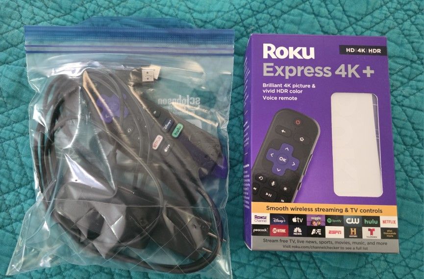 Roku Express 4K+ w/voice remote