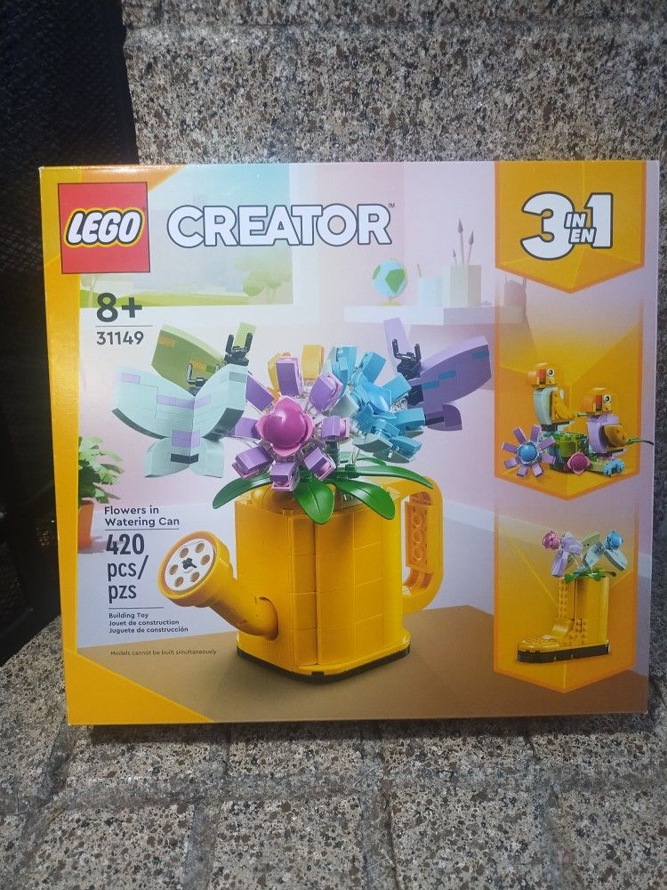 Lego Creator 3 In 1 Flowers In Watering Can Building Blocks