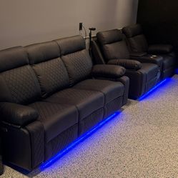 Brand New Power Reclining Sofa and Loveseat / Sofa y Loveseat Reclinables Eléctricos Nuevos a Estrenar … Fast 🚚