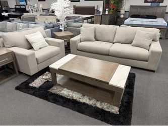 Oversized Sofa & Chair