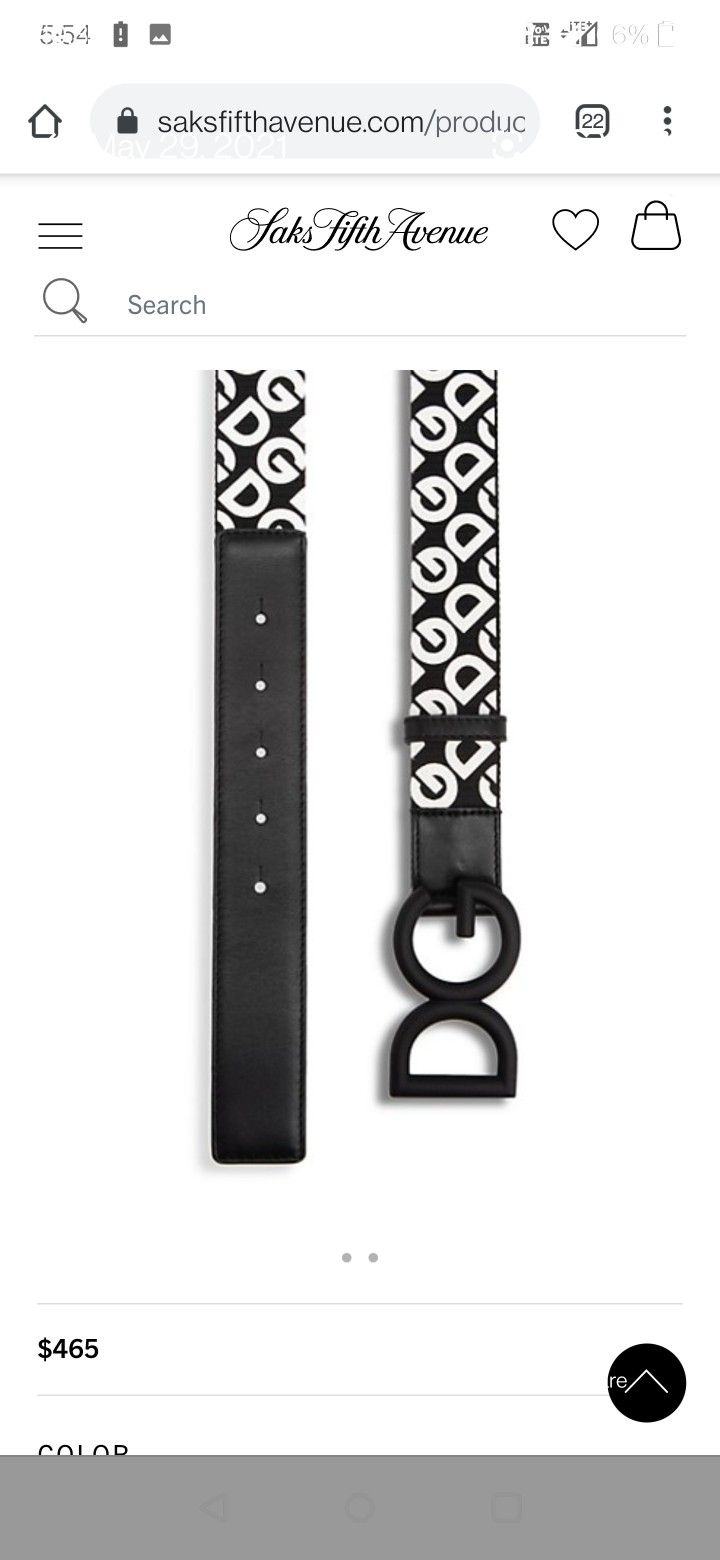 Dolce And Gabbana Belt