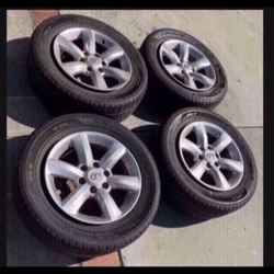 4 —- 265/60r18 6x139.7 6x5.5 Stock Lexus Gx470  Tacoma Lexus GX460 4Runner Yukon Tahoe Tundra Rims Wheels Tires!!